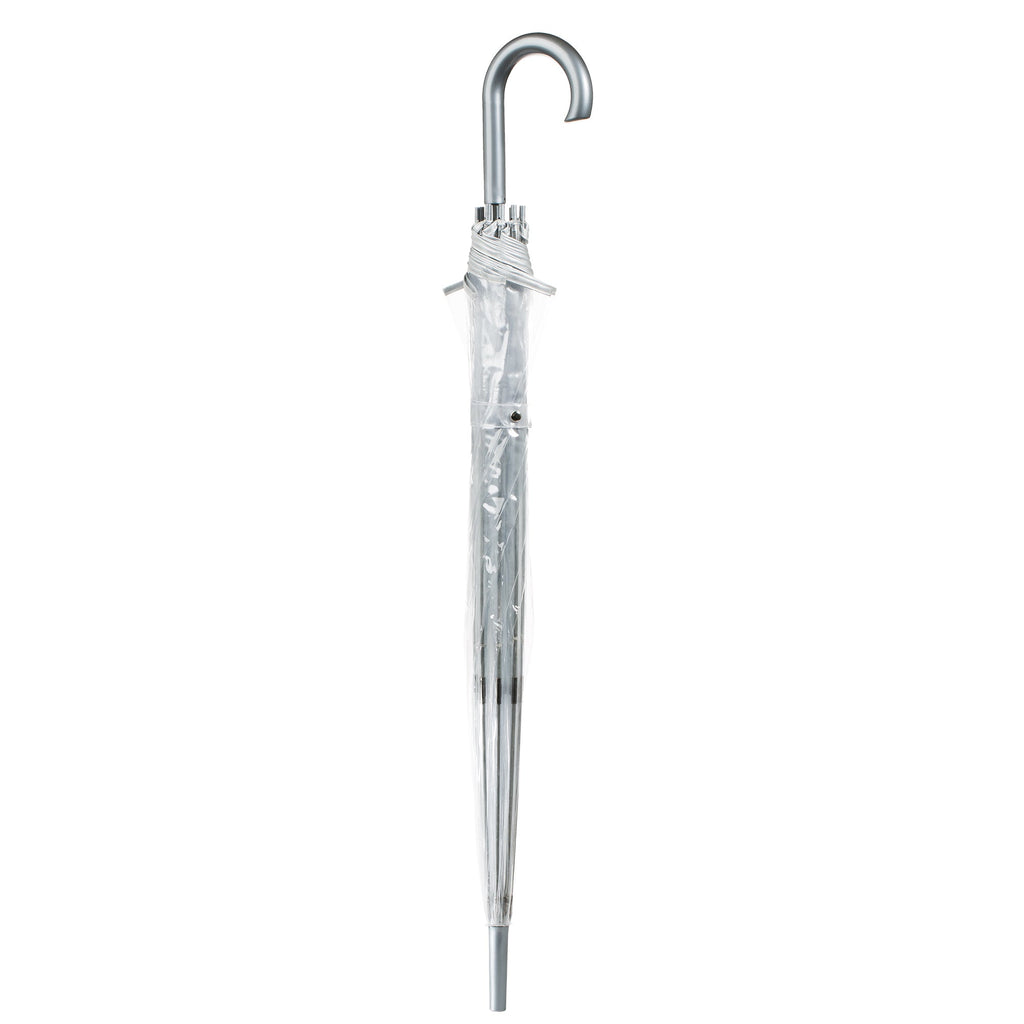 Clear Bubble Umbrella with Colorful Accents