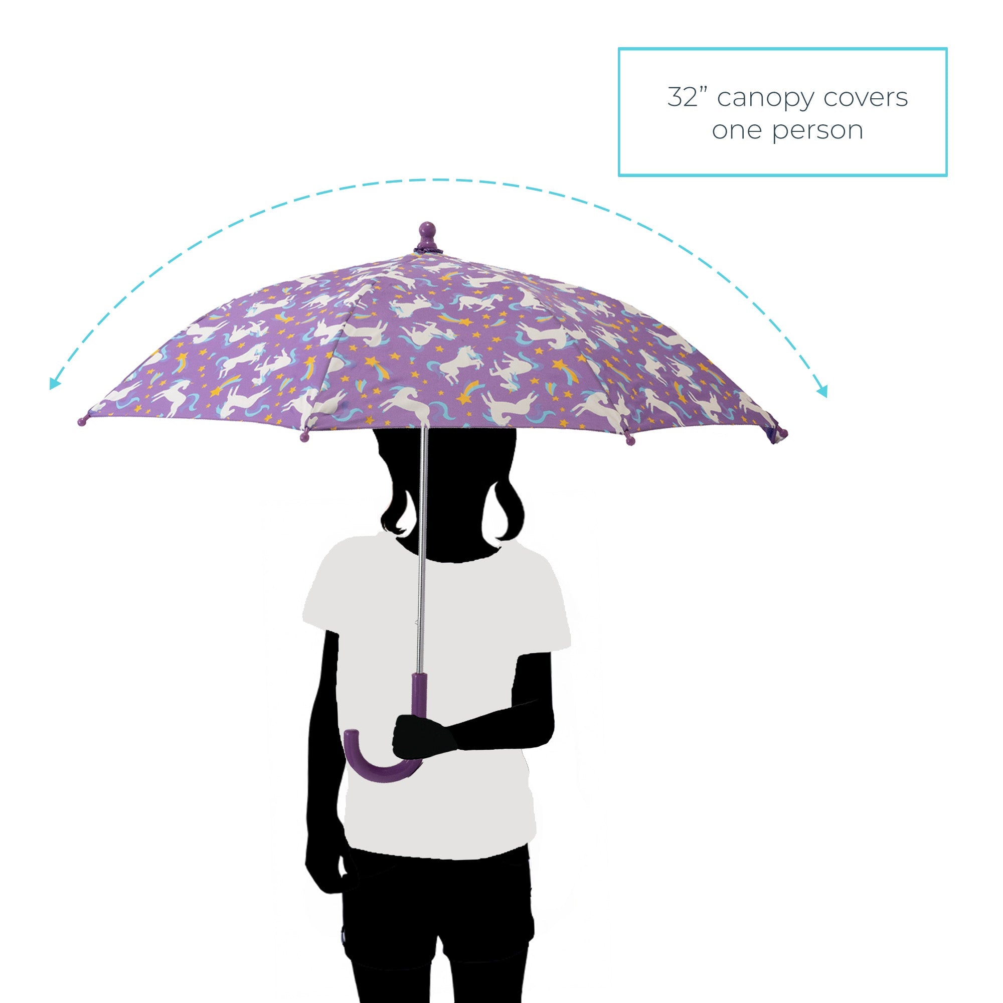 Kid's Rain-Activated Color Changing Umbrella