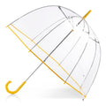Clear Bubble Umbrella with Colorful Accents