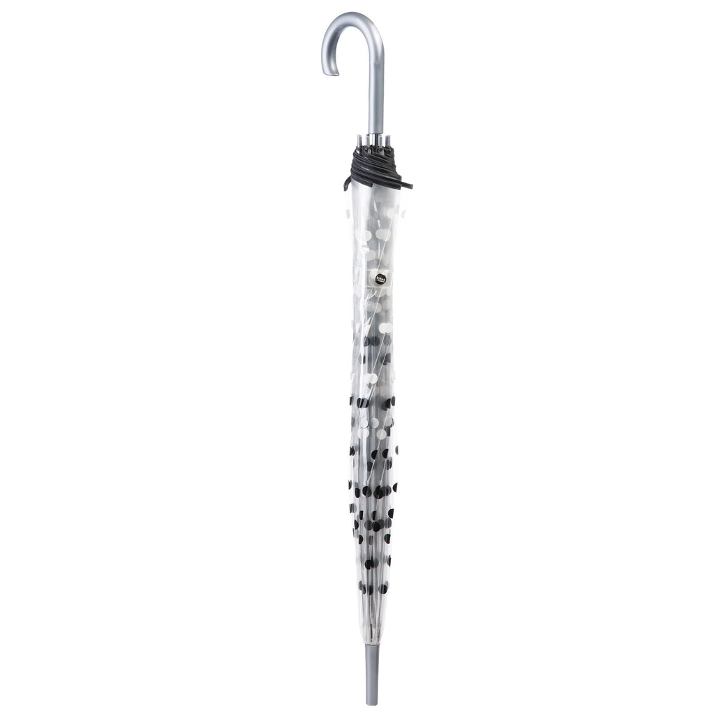 Clear Bubble Umbrella with Colorful Accents