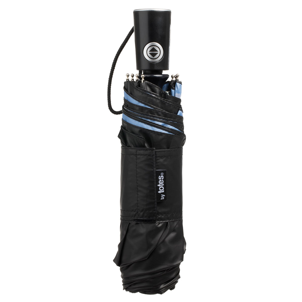 Under Canopy Print Folding Umbrella with Auto Open/Close Technology