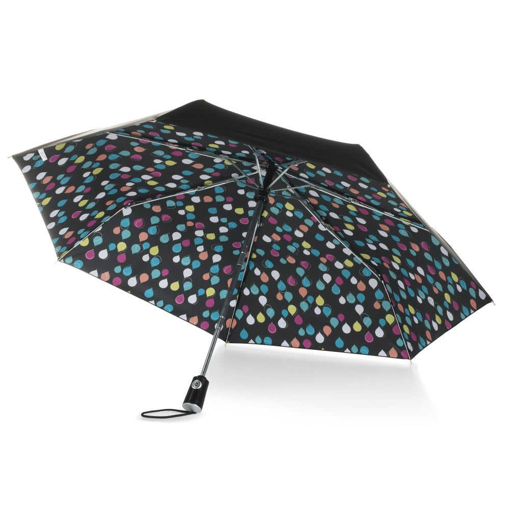 Under Canopy Print Folding Umbrella with Auto Open/Close Technology