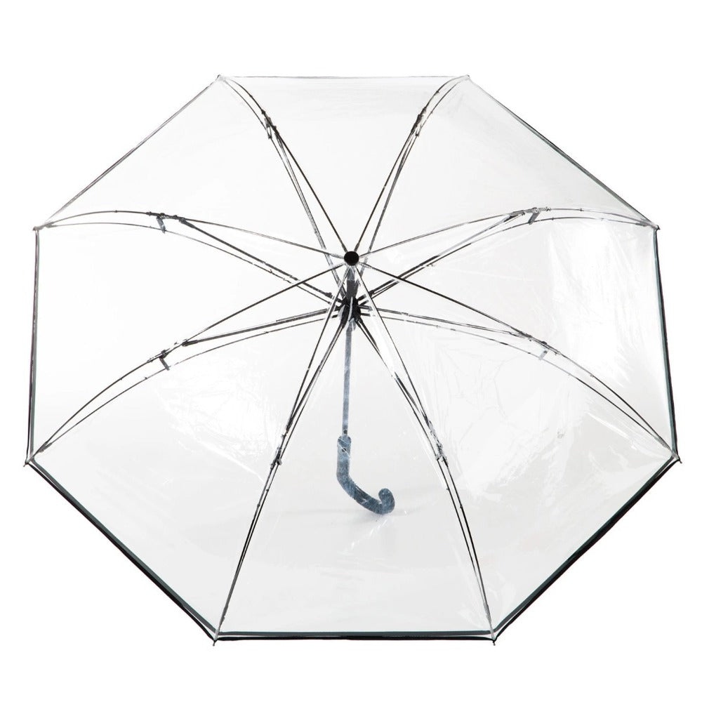 Stick Reverse-Close Umbrella with Under-Canopy Print