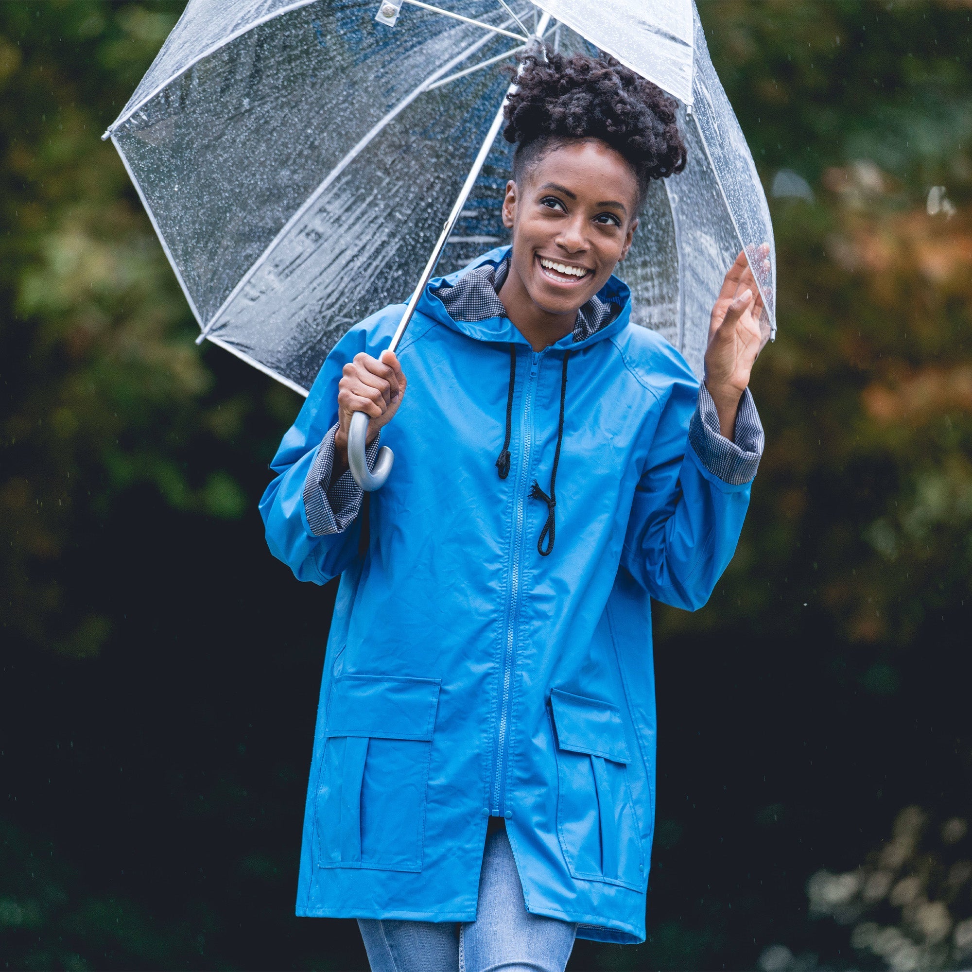 Clear Bubble Umbrella with Clear Acrylic Handle