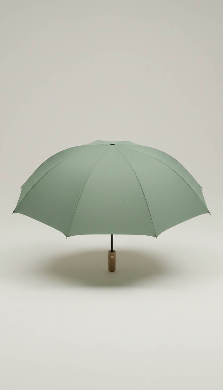 Sage Green Folding Umbrella