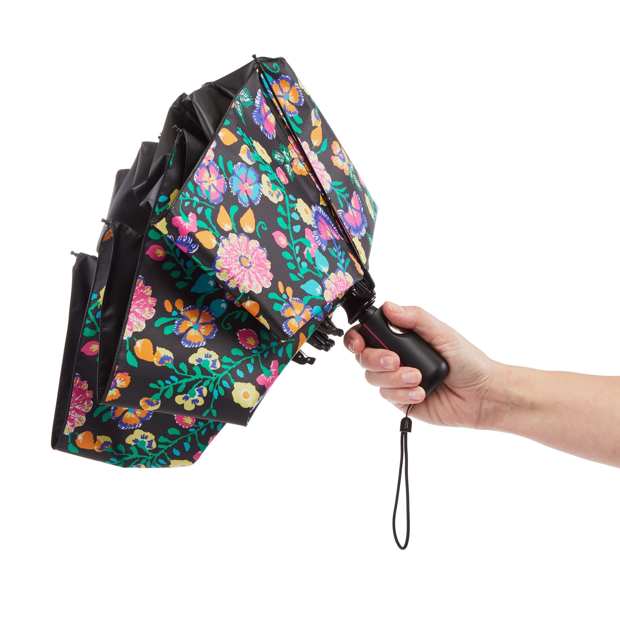 Folding Reverse-Close Umbrella with Wind Protection