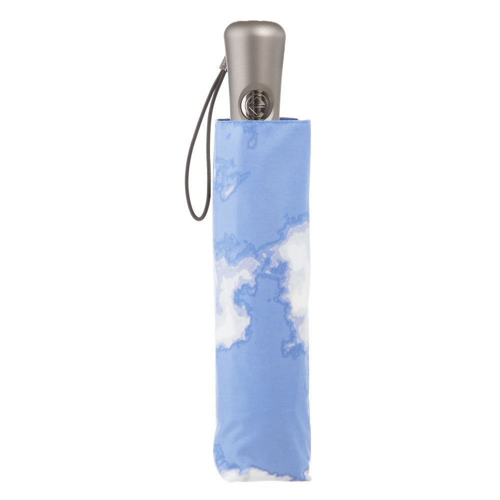 Folding Reverse-Close Umbrella with Wind Protection