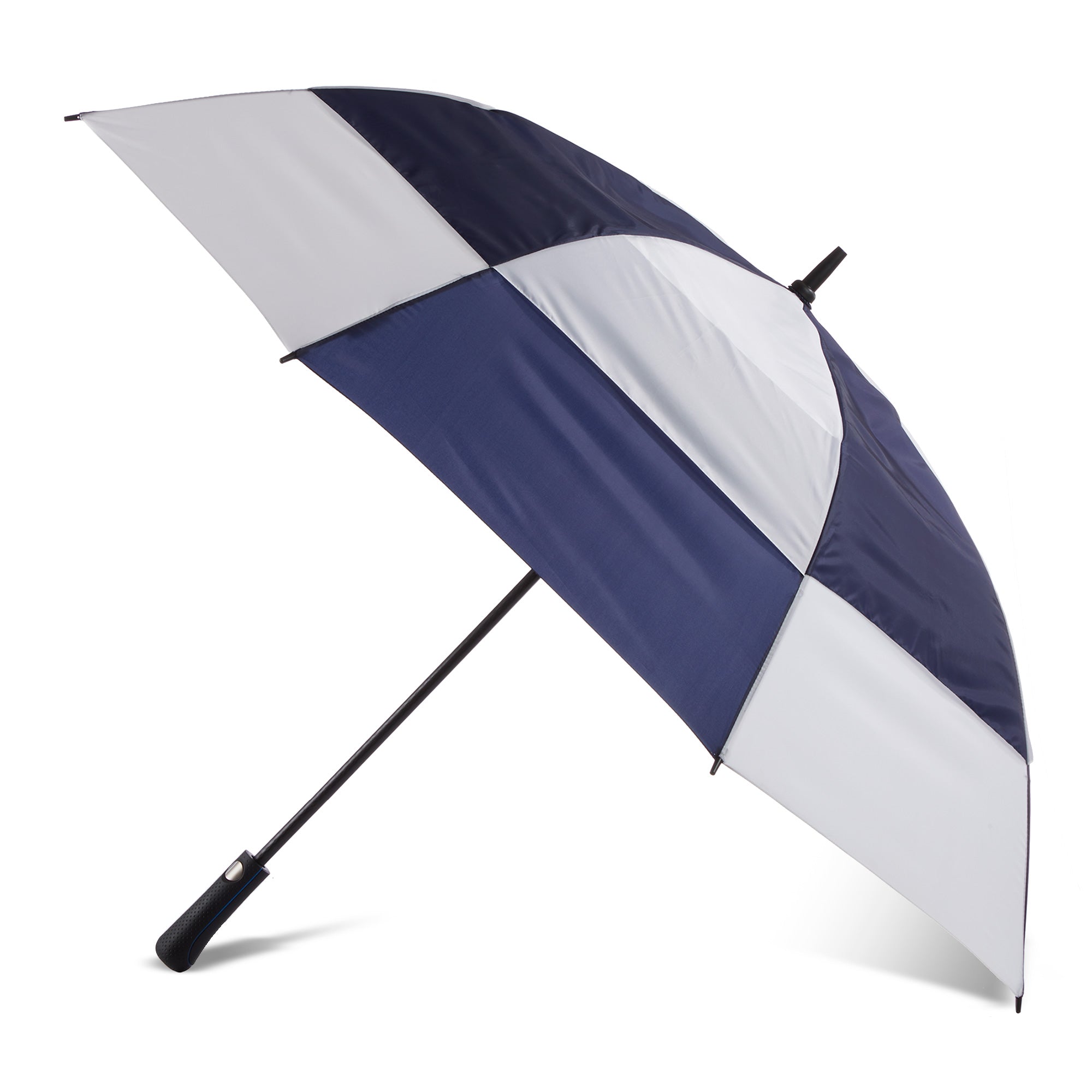 Vented Golf Stick Umbrella with Wind & Sun Protection
