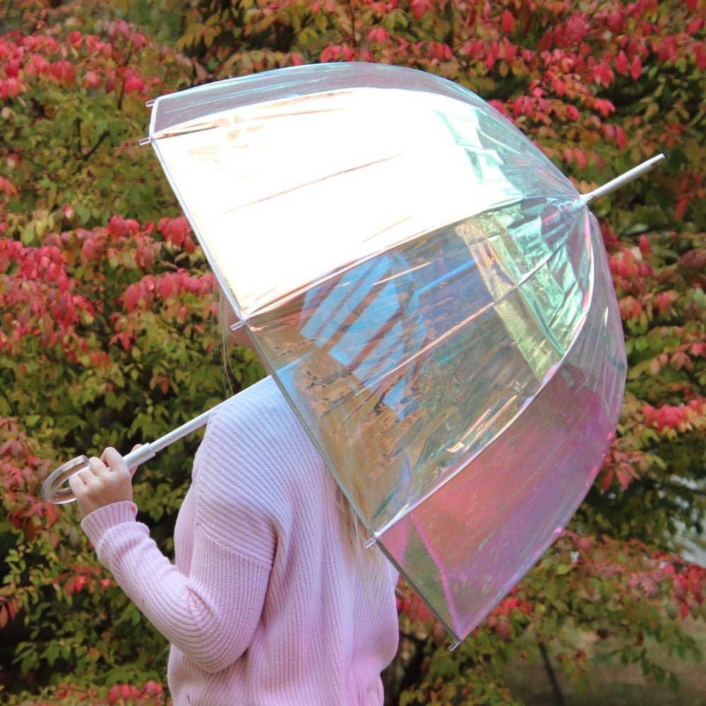 Clear Bubble Umbrella with Clear Acrylic Handle