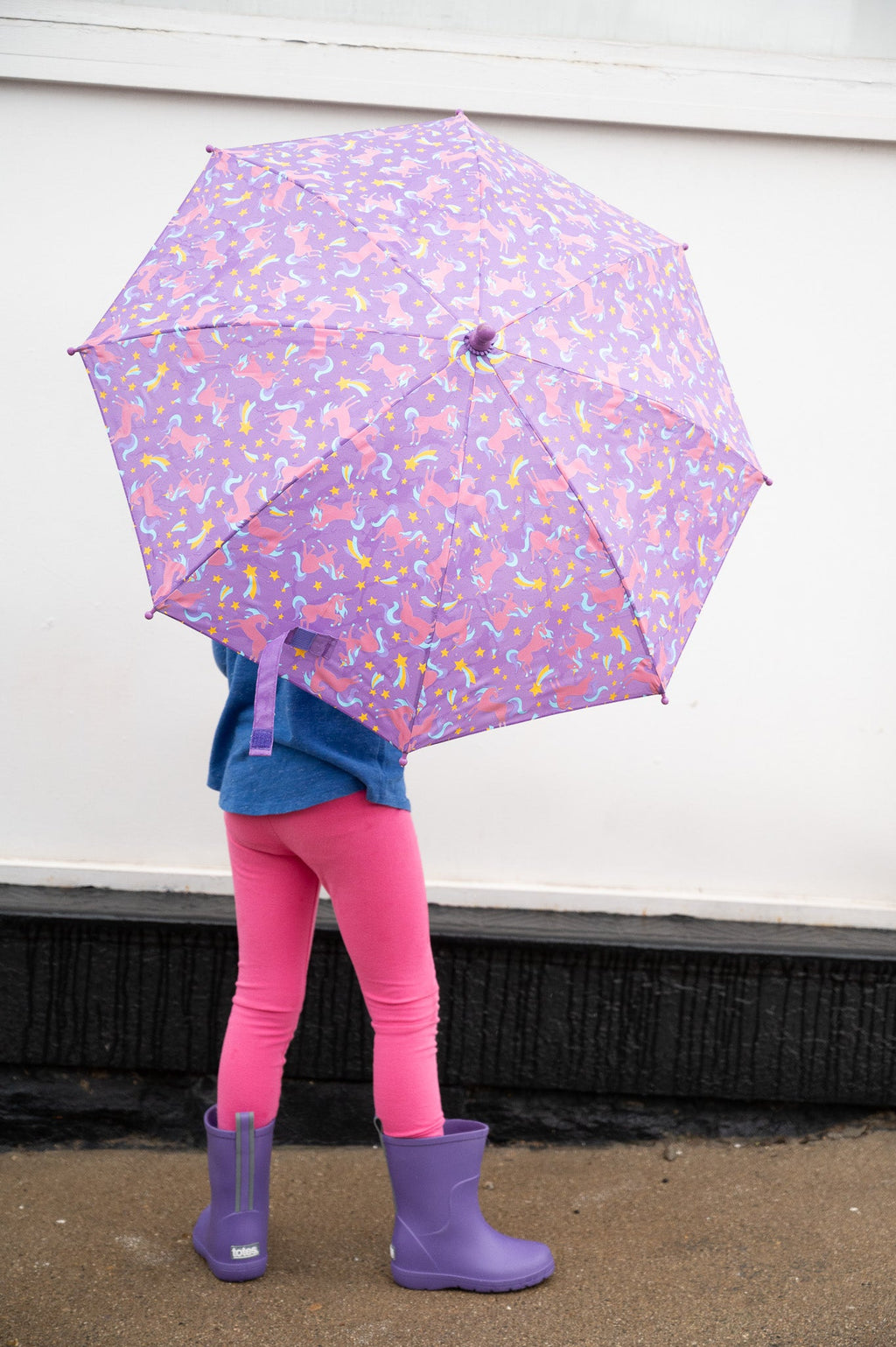 Kid's Rain-Activated Color Changing Umbrella