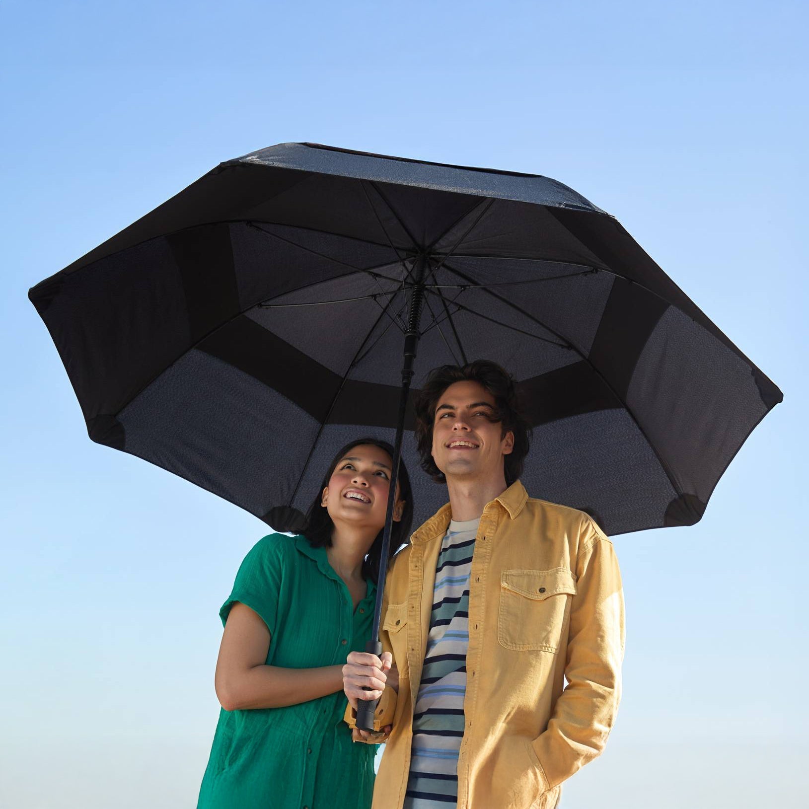 Premium Golf Size Spectator Umbrella with Tipless Ends